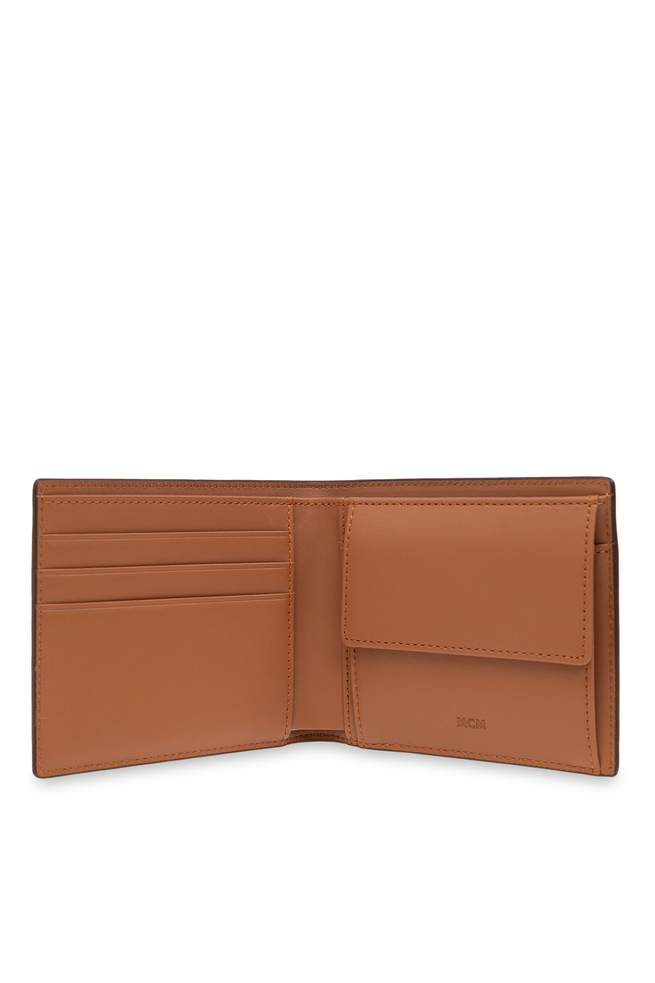 Mcm wallet brown sale